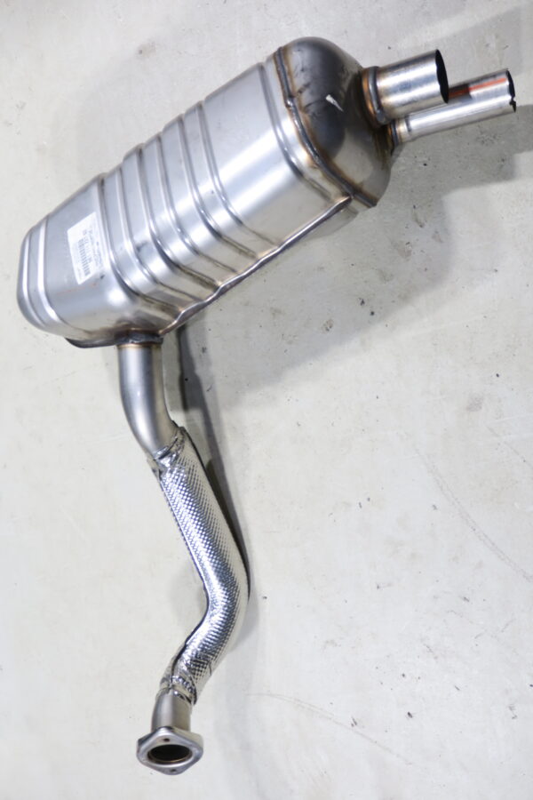 Porsche 981 Boxster / Cayman Hauptschalldämpfer links NEU NEW Exhaust 981 111 221 02 Auspuff muffler - Image 2