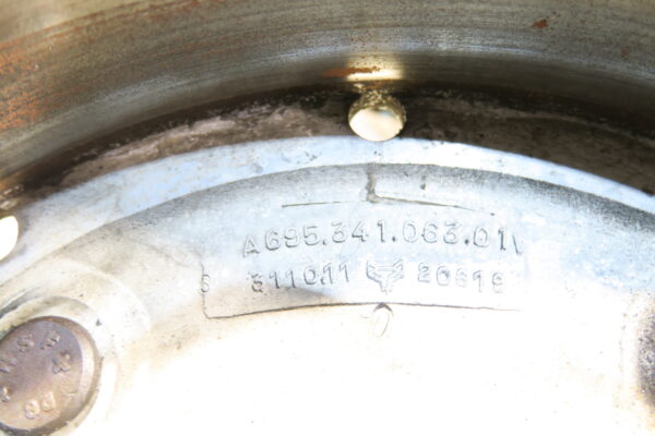 Porsche 356 B Bremsen Trommel Bremsanlage vorne Front Brake Drums & Backing Plates. A69534106301 1960-1963 - Image 11