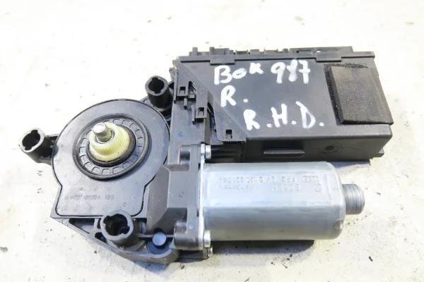 Porsche 911 997 987 Boxster Cayman Fensterheber Motor rechts Brose RHD 98762410206 window motor – Bild 3