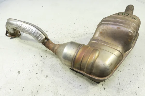 Porsche 987 Boxster Cayman Schalldämpfer Endtopf mit Kat 98711311801 exhaust silencer – Bild 4
