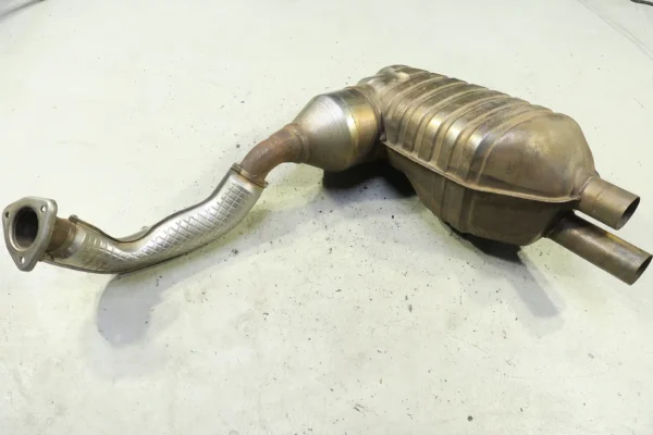Porsche 987 Boxster Cayman Schalldämpfer Endtopf mit Kat 98711311801 exhaust silencer – Bild 5
