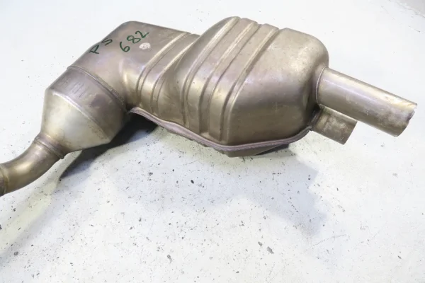 Porsche 987 Boxster Cayman Schalldämpfer Endtopf Eberspächer mit Kat 98711311831 exhaust silencer – Bild 3