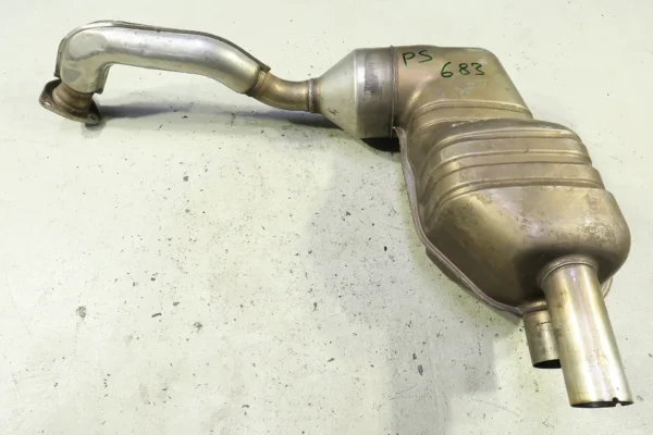 Porsche 987 Boxster Cayman Schalldämpfer Endtopf Eberspächer mit Kat 98711311831 exhaust silencer