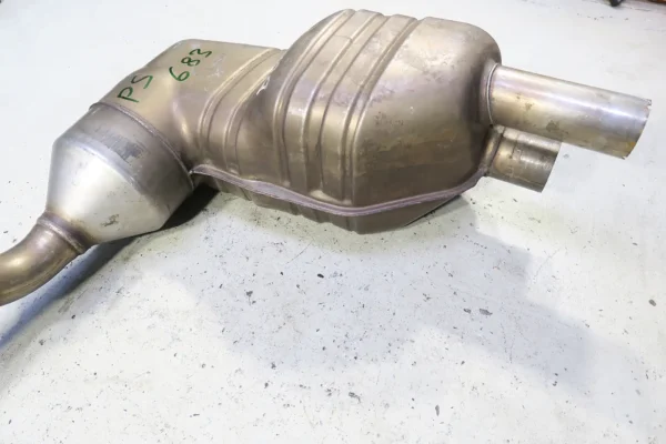 Porsche 987 Boxster Cayman Schalldämpfer Endtopf Eberspächer mit Kat 98711311831 exhaust silencer – Bild 3