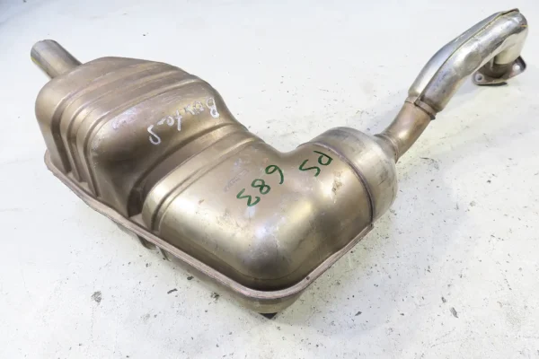 Porsche 987 Boxster Cayman Schalldämpfer Endtopf Eberspächer mit Kat 98711311831 exhaust silencer – Bild 4