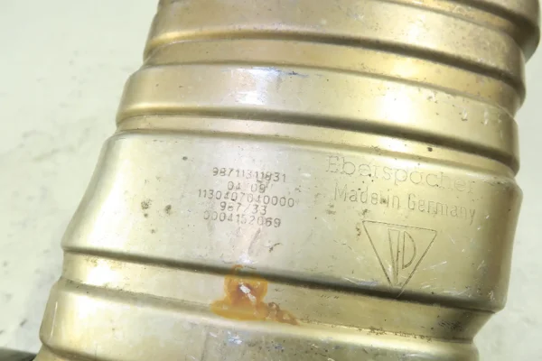 Porsche 987 Boxster Cayman Schalldämpfer Endtopf Eberspächer mit Kat 98711311831 exhaust silencer – Bild 7