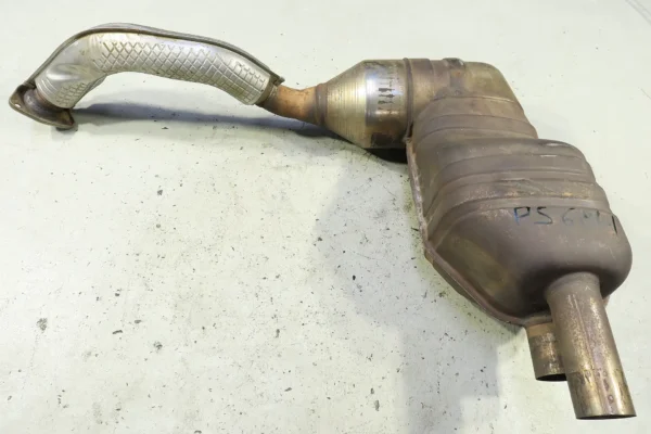 Porsche 987 Boxster Cayman Schalldämpfer Endtopf Gillet mit Kat 98711311701 exhaust silencer