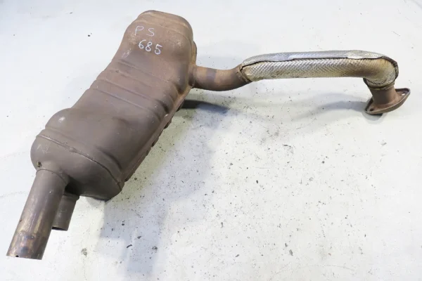 Porsche 981 Boxster Cayman Schalldämpfer Endtopf Eberspächer 98111123101 exhaust silencer