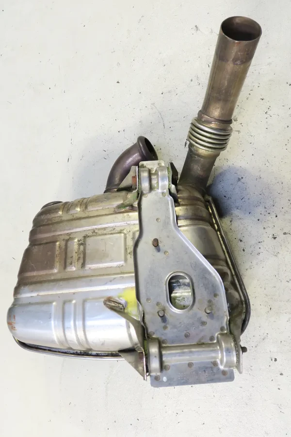 Porsche 911 996 Schalldämpfer Endtopf Gillet 99611113157 mit Halter exhaust silencer – Bild 4