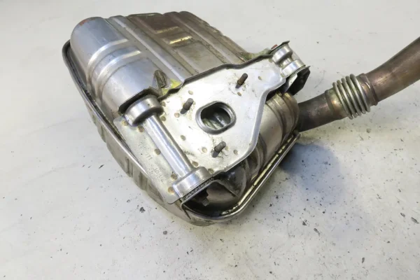 Porsche 911 996 Schalldämpfer Endtopf Gillet 99611113157 mit Halter exhaust silencer – Bild 5