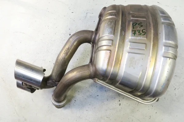 Porsche 911 997 Schalldämpfer Endtopf Gillet 99711131104 mit Endrohr 99711135101 exhaust silencer