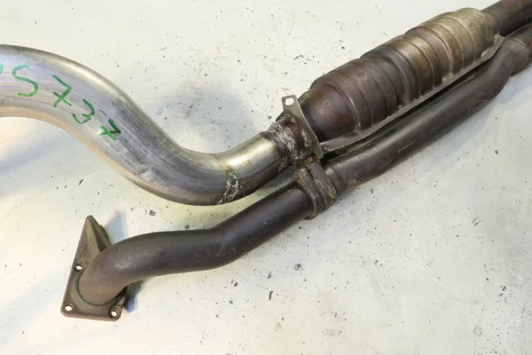Porsche 944 951 Turbo S Kat Katalysator Gillet Wastegate Abgasanlage 95111109408 9511232512R Vorschalldämpfer – Bild 3