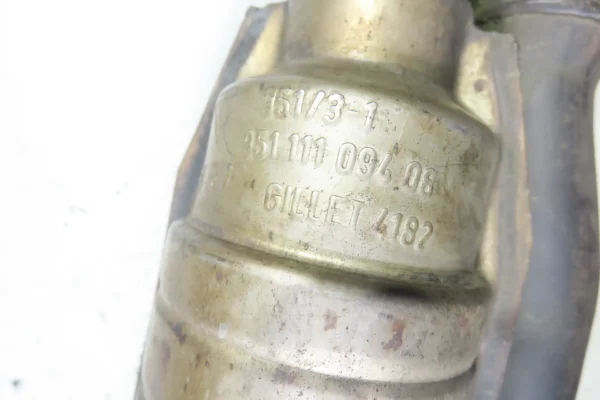 Porsche 944 951 Turbo S Kat Katalysator Gillet Wastegate Abgasanlage 95111109408 9511232512R Vorschalldämpfer – Bild 5