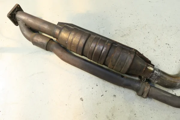 Porsche 944 951 Turbo S Kat Katalysator Gillet Wastegate Abgasanlage 95111109408 9511232512R Vorschalldämpfer – Bild 6