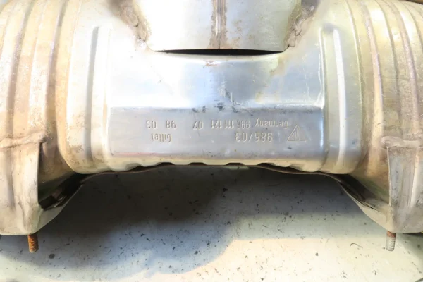 Porsche 986 Boxster 2.5 2.7 Schalldämpfer Auspuff Original Gillet 99611112107 – Bild 7