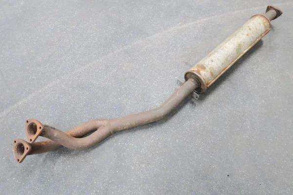 Porsche 944 Bischoff Dämpfer Vorschalldämpfer inkl. Abgasrohr 94411108201