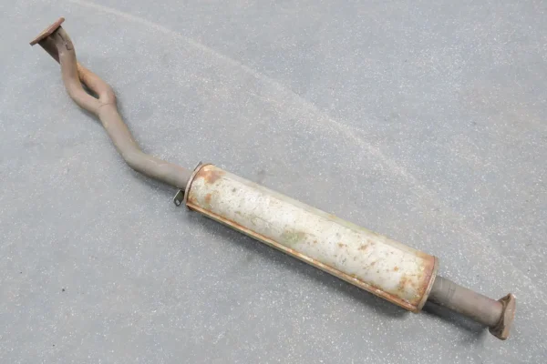 Porsche 944 Bischoff Dämpfer Vorschalldämpfer inkl. Abgasrohr 94411108201 – Bild 2