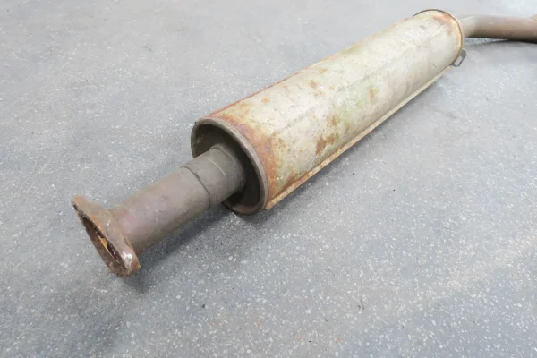 Porsche 944 Bischoff Dämpfer Vorschalldämpfer inkl. Abgasrohr 94411108201 – Bild 3