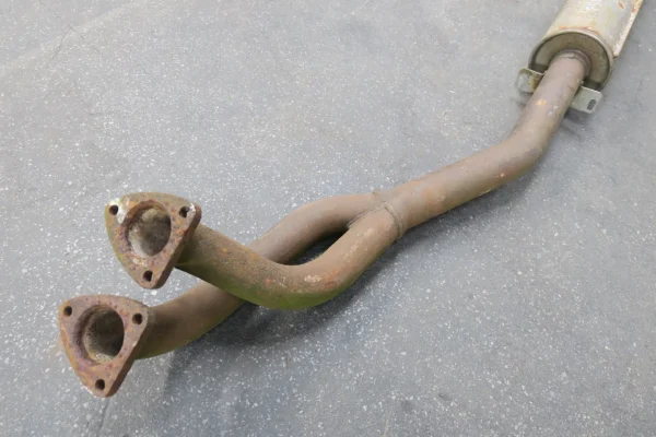 Porsche 944 Bischoff Dämpfer Vorschalldämpfer inkl. Abgasrohr 94411108203 – Bild 2