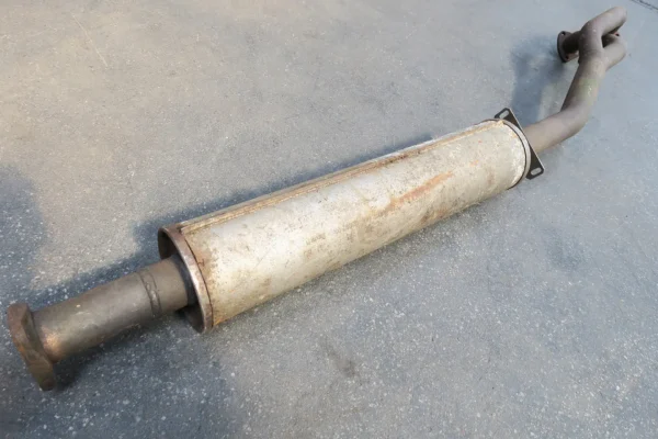 Porsche 944 Bischoff Dämpfer Vorschalldämpfer inkl. Abgasrohr 94411108203 – Bild 6
