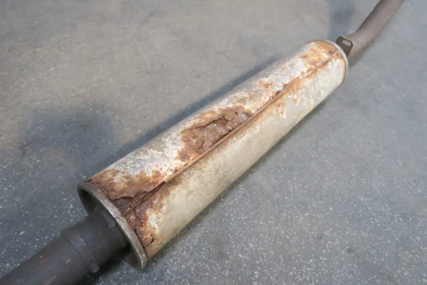 Porsche 944 Bischoff Dämpfer Vorschalldämpfer inkl. Abgasrohr 94411108203 – Bild 5