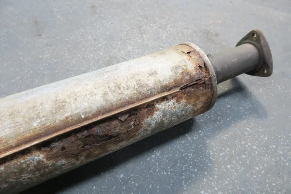 Porsche 944 Bischoff Dämpfer Vorschalldämpfer inkl. Abgasrohr 94411108203 – Bild 6