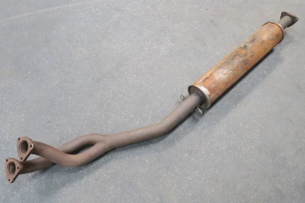 Porsche 944 Bischoff Dämpfer Vorschalldämpfer inkl. Abgasrohr 94411108203