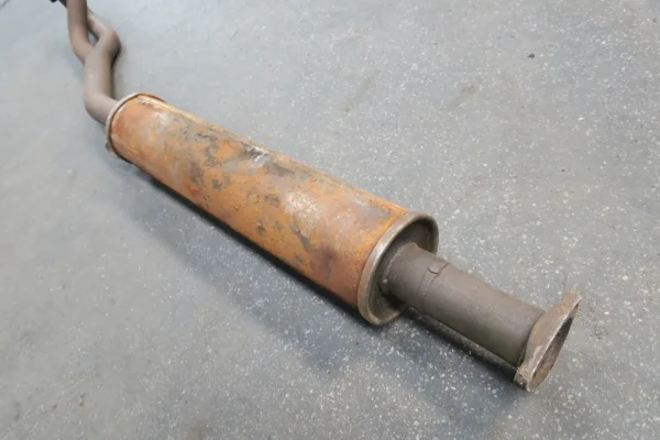 Porsche 944 Bischoff Dämpfer Vorschalldämpfer inkl. Abgasrohr 94411108203 – Bild 4