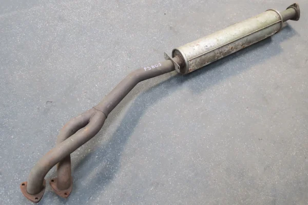 Porsche 944 Bischoff Dämpfer Vorschalldämpfer inkl. Abgasrohr 94411108201