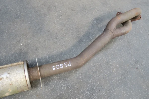 Porsche 944 Bischoff Dämpfer Vorschalldämpfer inkl. Abgasrohr 94411108201 – Bild 3