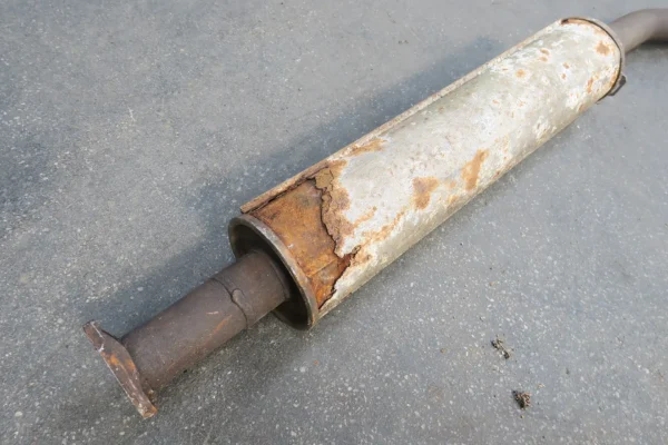 Porsche 944 Bischoff Dämpfer Vorschalldämpfer inkl. Abgasrohr 94411108201 – Bild 4