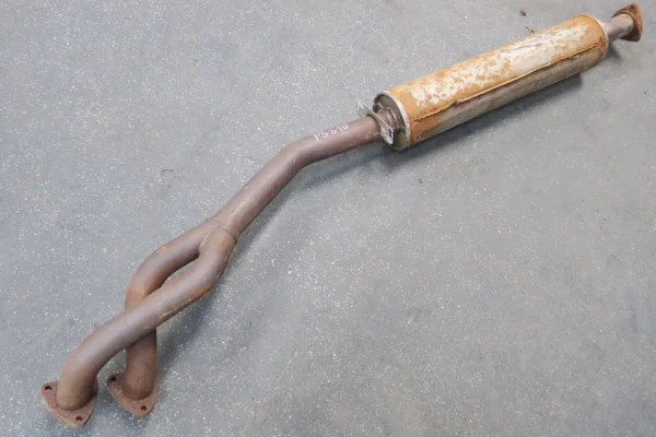 Porsche 944 Bischoff Dämpfer Vorschalldämpfer inkl. Abgasrohr 94411108203