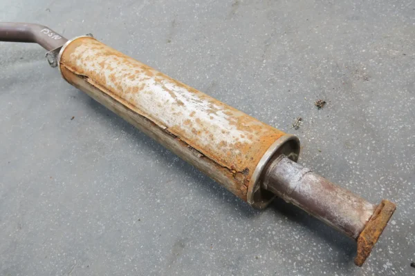 Porsche 944 Bischoff Dämpfer Vorschalldämpfer inkl. Abgasrohr 94411108203 – Bild 4