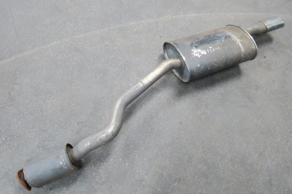 Porsche 944 S 2 Bischoff Dämpfer Nachschalldämpfer inkl. Abgasrohr 94411108302 Edelstahl exhaust system rear muffler