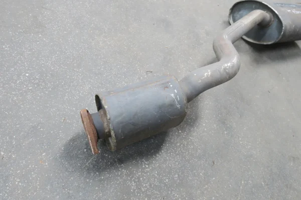 Porsche 944 S 2 Bischoff Dämpfer Nachschalldämpfer inkl. Abgasrohr 94411108302 Edelstahl exhaust system rear muffler – Bild 2