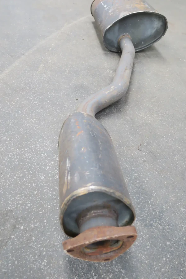 Porsche 944 S 2 Bischoff Dämpfer Nachschalldämpfer inkl. Abgasrohr 94411108302 Edelstahl exhaust system rear muffler – Bild 8