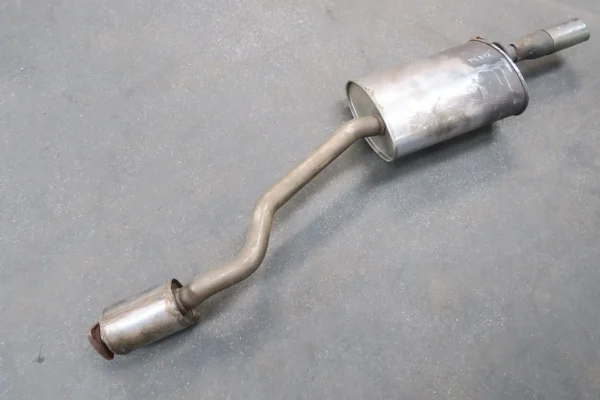 Porsche 944 S 2 Bischoff Dämpfer Nachschalldämpfer inkl. Abgasrohr 94411104103 Edelstahl exhaust system rear muffler Endschalldämpfer