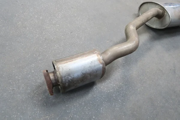 Porsche 944 S 2 Bischoff Dämpfer Nachschalldämpfer inkl. Abgasrohr 94411104103 Edelstahl exhaust system rear muffler Endschalldämpfer – Bild 2