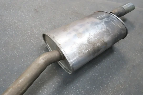 Porsche 944 S 2 Bischoff Dämpfer Nachschalldämpfer inkl. Abgasrohr 94411104103 Edelstahl exhaust system rear muffler Endschalldämpfer – Bild 3
