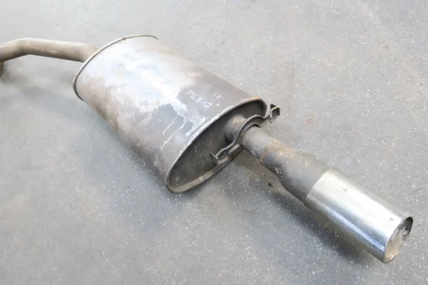Porsche 944 S 2 Bischoff Dämpfer Nachschalldämpfer inkl. Abgasrohr 94411104103 Edelstahl exhaust system rear muffler Endschalldämpfer – Bild 4