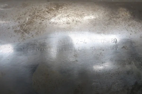 Porsche 944 S 2 Bischoff Dämpfer Nachschalldämpfer inkl. Abgasrohr 94411104103 Edelstahl exhaust system rear muffler Endschalldämpfer – Bild 5