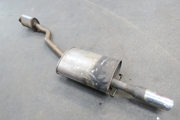 Porsche 944 S 2 Bischoff Dämpfer Nachschalldämpfer inkl. Abgasrohr 94411104103 Edelstahl exhaust system rear muffler Endschalldämpfer – Bild 6