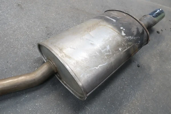 Porsche 944 S 2 Bischoff Dämpfer Nachschalldämpfer inkl. Abgasrohr 94411104103 Edelstahl exhaust system rear muffler Endschalldämpfer – Bild 8