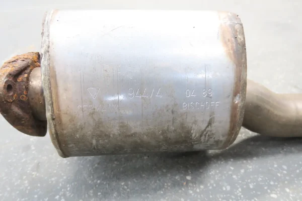 Porsche 944 S 2 Bischoff Dämpfer Nachschalldämpfer inkl. Abgasrohr 94411104103 Edelstahl exhaust system rear muffler Endschalldämpfer – Bild 9