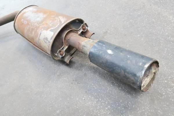 Porsche 924 S 944 S Bischoff Dämpfer Endschalldämpfer 94411108301 exhaust system rear – Bild 4