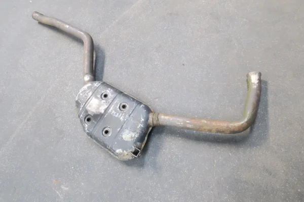 Porsche 928 S 4 Bischoff Dämpfer Mittelschalldämpfer 92811109401 Auspuff Middle silencer exhaust system Edelstahl – Bild 2