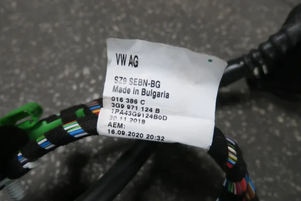VW Passat Kabelsatz 3G9971124B Original für Anhängerkupplung Oris – Bild 3