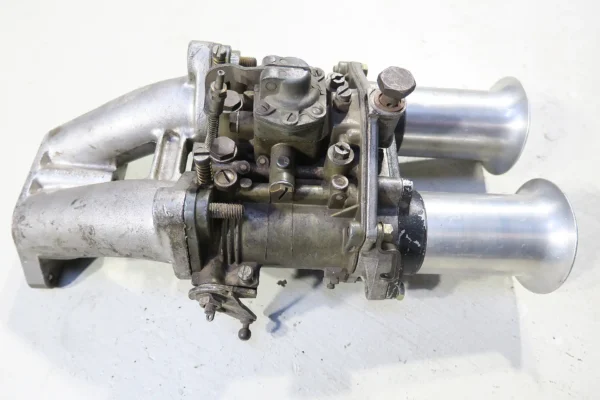Porsche 356, 912 SOLEX Vergaser 40PII-4 Vergaser mit Ansaugbrücke 616.108.311.01 und Endrohr – Bild 6