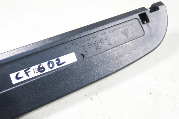 Porsche 911 964 993 Türtaschenabdeckung links Armauflage 91155503953 Deckel Tür Fach schwarz Kunstleder Door Pocket Lid – Bild 4