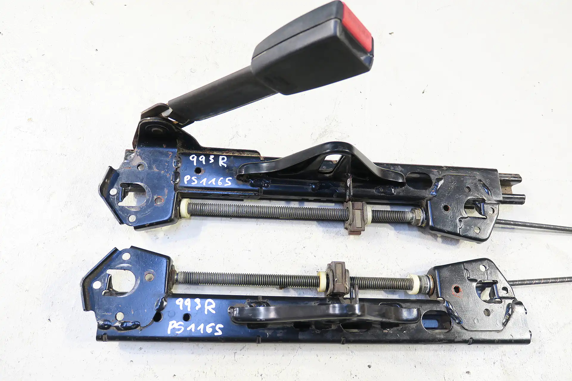 Porsche 911 993 Carrera S / 4s / Turbo Sitzschienen rechts elektrisch Höhen und Längsverstellung Original Recaro Sitz Beifahrer seat rail – Bild 2